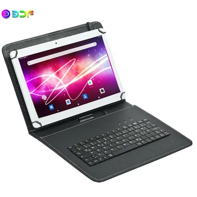 Tablette PC avec clavier et écran en acier 2.5D 10.1 pouces système d'appel téléphonique 3G Octa