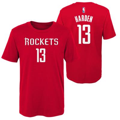 Houston Rockets James Harden Hardwood Classics T-Shirt mit Namen- und Nummerndruck – Jugendliche Image