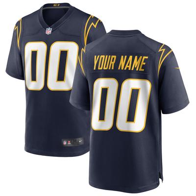 Los Angeles Chargers Nike Game Ausweichtrikot - College Navy - Personalisiert - Herren Image