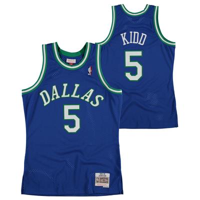Dallas Mavericks Jason Kidd Hardwood Classics Road Swingman-Trikot – Herren Image