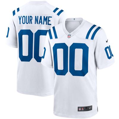 Indianapolis Colts Nike Game Auswärtstrikot - Weiß - Personalisiert - Jugendliche Image