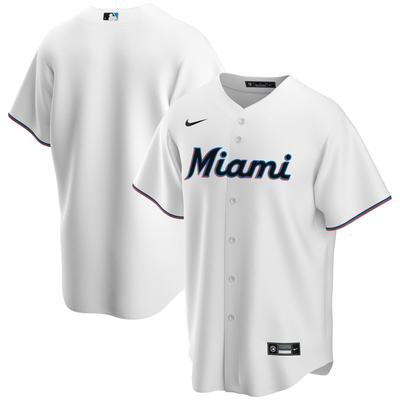 Miami Marlins Nike Offizielles Replica-Heimtrikot – Herren Image