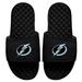 Men's ISlide Black Tampa Bay Lightning Ice Clipping Mask Slide Sandals