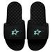 Men's ISlide Black Dallas Stars Ice Clipping Mask Slide Sandals