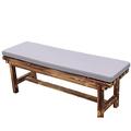 Waterproof Garden Bench Cushion 100cm with 40D High Density Sponge 2/3 Seater Bench Seat Cushion Pad 120cm for Patio Furniture Swing Chair (Silver grey,100*45*5cm)