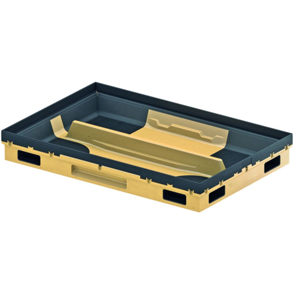 ACO Vario 2.0 Hybrid Bodenwanne mit Kunststoffzarge, 75x50 cm Image