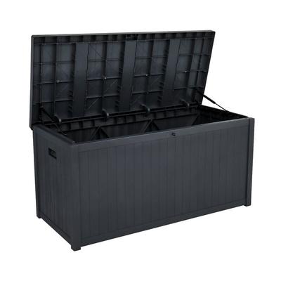 113 Gal 430L Outdoor Garden Plastic Storage Deck Box - 49" x 22" x 24"