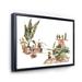 East Urban Home Indoor House Plants Urban Jungle III - Painting on Canvas Metal in Brown/Green/White | 30 H x 40 W x 1.5 D in | Wayfair