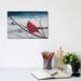 East Urban Home Cardinal in a Pastel Sky by James Redding - Wrapped Canvas Painting Canvas | 8 H x 12 W x 0.75 D in | Wayfair