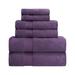 Charlton Home® Keewatin Zero Twist 6 Piece 100% Cotton Towel Set in Indigo | 30 W in | Wayfair CHLH4344 30347834