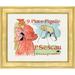 Wendover Art Group P. Sescall Photographie - Picture Frame Advertisements on Paper in Blue/Green/Red | 20.25 H x 24.25 W x 1.375 D in | Wayfair