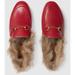 Gucci Shoes | Gucci Mules | Color: Gold/Red | Size: 6.5