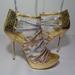 Michael Kors Shoes | Michael Kors Size 9.5 Maddie Platform New Sandals | Color: Gold/Silver | Size: 9.5