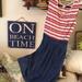 Anthropologie Dresses | Anthro Odille Cute Red White Blue Pockets Midi | Color: Blue/Red/White | Size: 6