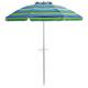 Multigot 2m Beach Umbrella, UPF50 + Sun Protection Garden Parasol Umbrella with Tilt Function, Outdoor Sunshade Shelter Parasol for Backyard, Pool, Balcony and Terrace (Blue + Green)