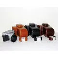 Sac en cuir PU avec sangle pour appareil photo Fujifilm étui pour appareil photo haute qualité