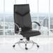 Deluxe High Back Black Executive Leather Chair