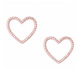 Kate Spade Jewelry | Kate Spade Yours Truly Open Heart Earrings | Color: Pink | Size: Os