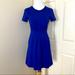 Madewell Dresses | Madewell Parkline Pleated Royal Blue Mini Dress | Color: Blue | Size: 0