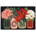 "Liora Manne Frontporch Holiday Home Indoor/Outdoor Rug Black 24""x36"" - Trans Ocean FTP23452048"