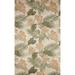 "Liora Manne Ravella Tropical Leaf Indoor/Outdoor Rug Neutral 5'x7'6"" - Trans Ocean RVL57206612"