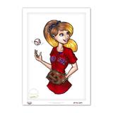 Boston Red Sox 14'' x 20'' Ballpark Princess Limited Edition Print