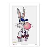 Atlanta Braves 24'' x 36'' Bugs Bunny Limited Edition Print