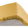 Drap housse 2 personnes bonnet 30 cm 140 x 190 cm percale uni 78 fils percaline Miel