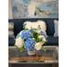 Creative Displays, Inc. Mixed Floral Arrangement in Vase Silk/Plastic in Blue/Green | 23 H x 23 W x 23 D in | Wayfair CDFL6638