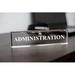 Designs ByLITA Administration 2" X 8" Black Acrylic - Office Desk Accessories Décor Acrylic | 1 H x 2 W x 8 D in | Wayfair CRYLDS1-5SB-ACR8