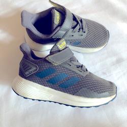 Adidas Shoes | Adidas Duramo 9 Gray And Blue Sneakers | Color: Blue/Gray | Size: 7bb