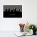 East Urban Home Los Angeles California Skyline by Michael Tompsett - Wrapped Canvas Graphic Art Canvas | 8 H x 12 W x 0.75 D in | Wayfair