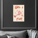 Oliver Gal Girl Power Herself - Painting Canvas in Pink/Red | 15 H x 10 W x 1.5 D in | Wayfair 39689_10x15_CANV_XHD