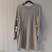 Athleta Dresses | Athleta Studio Gray Cinched Sweatshirt Dress | Color: Gray | Size: M