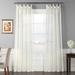 Alcott Hill® Apollo Extra Wide Voile Sheer Curtains for Bedroom Double Layered Curtains for Large Window Single Panel, in White | 84 H in | Wayfair