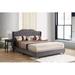 Willa Arlo™ Interiors Sallee Tufted Low Profile Storage Standard Bed Upholstered/Velvet, Wood in Gray | 50 H x 81 W x 86 D in | Wayfair