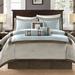 Alcott Hill® Genevieve 7 Piece Comforter Set Polyester/Polyfill/Microfiber in Blue/White/Brown | Queen Comforter + 6 Additional Pieces | Wayfair