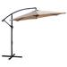 Arlmont & Co. 10' Cantilever Umbrella Metal in Brown | 95 H x 117 W x 117 D in | Wayfair FB4B3BB41B114AE78E48C13143AE9B5E