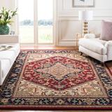 Red 48 x 0.56 in Area Rug - Astoria Grand Balthrop Oriental Handmade Tufted Wool Area Rug Wool | 48 W x 0.56 D in | Wayfair