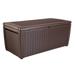 Keter Sumatra 135 Gallon Large Durable Resin Outdoor Storage Deck Box For Furniture & Supplies Resin/Plastic in Brown | Wayfair 220941