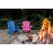Wildridge Heritage Child’s Outdoor Adirondack Chair Plastic/Resin in Green | 24 H x 19.5 W x 24 D in | Wayfair LCC-113-lime green