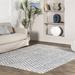 Blue 144 x 0.31 in Area Rug - Breakwater Bay Lorelai Transitional Geometric Area Rug in Polypropylene | 144 W x 0.31 D in | Wayfair