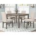 Latitude Run® Essy 5 - Piece Dining Set Wood/Upholstered in Brown | Wayfair A4E8628303AB4B24AA5B9CACFFD92679