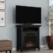 Copper Grove Siavonga Electric Fireplace TV Stand with Faux Logs and LED Flames - 27 x 12.4 x 29 - 27 x 12.4 x 29