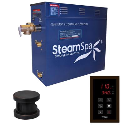SteamSpa Oasis 7.5 KW QuickStart Acu-Steam Bath Generator Package with