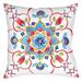 Mediterranean Medallion Garden Indoor Pillow