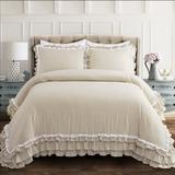 Silver Orchid Gerard Shabby Chic Ruffle Lace Comforter Set