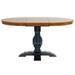 Eleanor Two-tone Oval Solid Wood Dining Table by iNSPIRE Q Classic