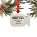 Koyal Wholesale Personalized Laser Engraved Wood Pandemic Christmas Hanging Shaped Ornament Wood in Brown | 0.5 H x 3.5 W x 3.5 D in | Wayfair