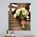 Winston Porter Bouquet at the Barn Personalized Wall Decal Canvas/Fabric in Brown | 24 H x 20 W in | Wayfair 93344C082A434679847221A15355F5A5